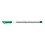 Stabilo lot de 6 stylos feutre pour film ohpen universal, indlbile, vert