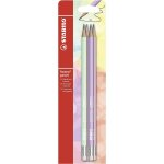 Stabilo blister 4 crayons graphite swano pastel hb bout gomme