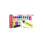 Stabilo boss original lot de 10 surligneurs n�ons et pastels