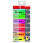Stabilo boss original pochette de 8 surligneurs jaune / bleu / vert / turquoise / orange / rose / lilas ...