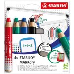Stabilo etui de 4 crayons marqueur markdry Stabilo etui de 4 crayons marqueur markdry