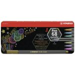 Stabilo pen 68 metallic stylo - feutre moyen multicolore 8 pi�ce(s)
