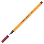Stabilo point 88 - lot de 10 stylos - feutres pointe fine - pourpre 88 / 19