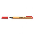 Stabilo stylo feutre greenpoint rouge, corps 100% mati�re recycl�e. pointe 0, 8 mm