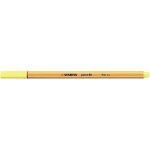 Stabilo stylo - feutre point 88 pointe fine 0, 4 mm jaune citron