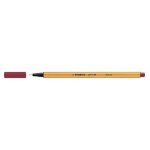 Stabilo stylo feutre point 88 rouge bordeaux, pointe fine 88 / 50