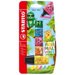 Stabilo surligneur boss mini animal vibes, etui carton de 5