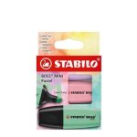 Stabilo surligneur boss mini pastel, etui carton de 3