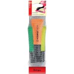 Stabilo surligneur neon, dans un emballage de 3, jaune vert et orange