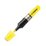 Stabilo surligneur pointe biseaut�e encre liquide jaune luminator