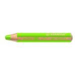 Stabilo woody lot de 5 crayons de couleur vert anglais extra clair