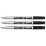 Stabilo - write - 4 - all - stylo feutre - encre permanente noire - pointe fine - lot de 10