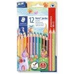Staedtler 128 noir, bleu, bordeaux, marron, vert, bleu clair, vert clair, orange, p�che, rouge, violet, ...