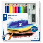Staedtler 146 10c noir, bleu, bordeaux, marron, vert, bleu clair, vert clair, mauve, orange, p�che, rouge, ...