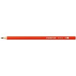 Staedtler lot de 3 crayons papier minerva hexagonal rouge mine 2 mm hb