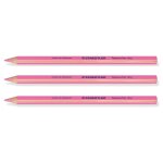 Staedtler lot de 3 crayons surligneur a sec textliner dry mine 4 mm rose