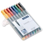 Staedtler 312 wp8 lumocolor feutre non permanent pointe large pochette de 6 (import royaume uni)