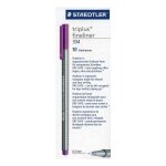 Staedtler 334 - 6 triplus fineliner feutre d'�criture violet bo�te de 10 (import royaume uni)