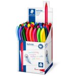 Staedtler ball 4320 m couleurs assorties stylo a bille r�tractable avec clip 50 pi�ces