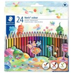 Staedtler etui en carton de 24 crayon de couleur noris colour