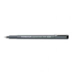 Staedtler feutre pointe calibre bague mtal 0, 05 mm, encre noire pigmente infalsifiable rsiste aux ...