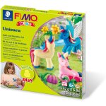 Staedtler fimo kids form&play set  les licornes  4 pains pte a modeler 42 g assortis + 1 outil de modelage ...