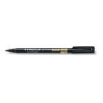 Staedtler lumocolor lot de 10 feutres permanents noir