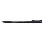 Staedtler - lumocolor - feutre pour r�troprojection - pointe super fine - encre permanente noire - lot ...