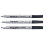 Staedtler - lumocolor - feutre pour rtroprojection - pointe moyenne - encre soluble noire - lot de 10 ...