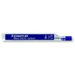 Staedtler mars micro carbon - mine de crayon - h - noir jet - 0. 7 mm - paquet de 12 - pour graphite ...