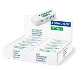 Staedtler - mars plastic - gomme plastique pour dessin / ecriture - lot de 20