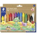 Staedtler noris junior, crayons de couleur assortis extra epais, 12 unit�s, etui