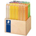 Staedtler prsentoir bois de 112 crayons de couleur noris jumbo 4 mm assortis