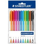 Staedtler - triplus - blister de 10 stylos - billes - assortis