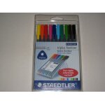 Staedtler - triplus fineliner 334 - boite de 10 feutres - pointe 0, 3 mm - encre rouge