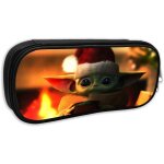Star wars yoda trousse de no�l grande capacit� avec fermeture eclair durable pour ranger les fournitures ...