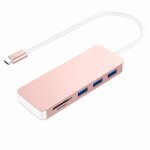 Station d'accueil 5 en 1 sd, support tf: windows me / type - c / xp / vista / nt / 2000, mac convient ...