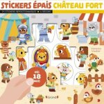 Stickers epais ch�teau fort - avec 25 stickers repositionnables et 4 d�cors