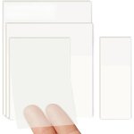 Sticky notes transparent, sticky notes, 200 pcs film transparent autocollant(4 tailles) / 100 pi�ces ...