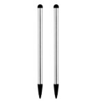 Stylet a bille en m�tal pour t�l�phone portable, 2 pi�ces, forte compatibilit�, ecran tactile, stylo ...