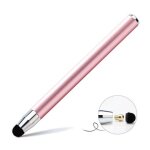 Stylet capacitif extensible pour ecrans tactiles rose