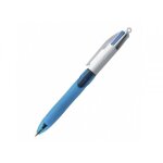 Stylo - 4 couleurs - pointe moyenne - bic - grip corps bleu Stylo - 4 couleurs - pointe moyenne - bic - grip corps bleu