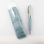 Stylo bambou avec etui avec initiale h