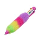 Stylo a bille 0. 7mm 6 couleurs, fournitures scolaires et de bureau, stylo a bille en peluche, outils ...