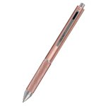 Stylo a bille - 4 en 1 - 3 couleurs + mine graphite - embout gomme - or rose - online