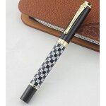 Stylo a bille a bille, 7 couleurs, noir - or, clip dor, fournitures scolaires, 500