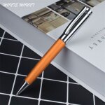 Stylo a bille en bois et m�tal de style chinois, pointe de 0. 7mm, papeterie scolaire et de bureau, stylo ...