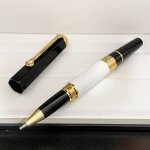 Stylo a bille de bureau en m�tal, ecriture lisse avec num�ro de s�rie