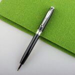 Stylo a bille de calligraphie de luxe, 4 options de couleurs, stylo a encre en m�tal argent noir, fournitures ...