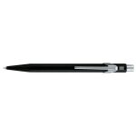 Stylo a bille - corps noir - m�tal - encre bleue - pointe moyenne - caran d'ache - 849